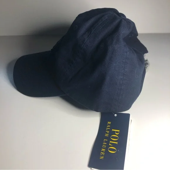 🧢NEW🧢 Polo Ralph Lauren Baseball Cap wi/ adj Leather Strap Closure -Authentic